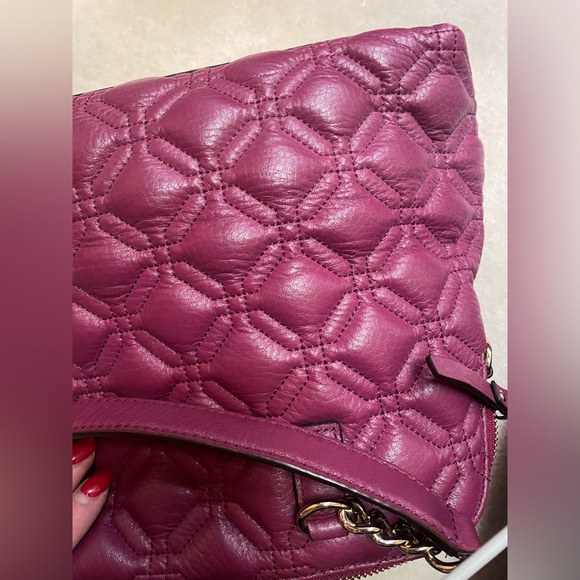 Kate Spade Like New Burgundy Handbag - Picture 4 of 14